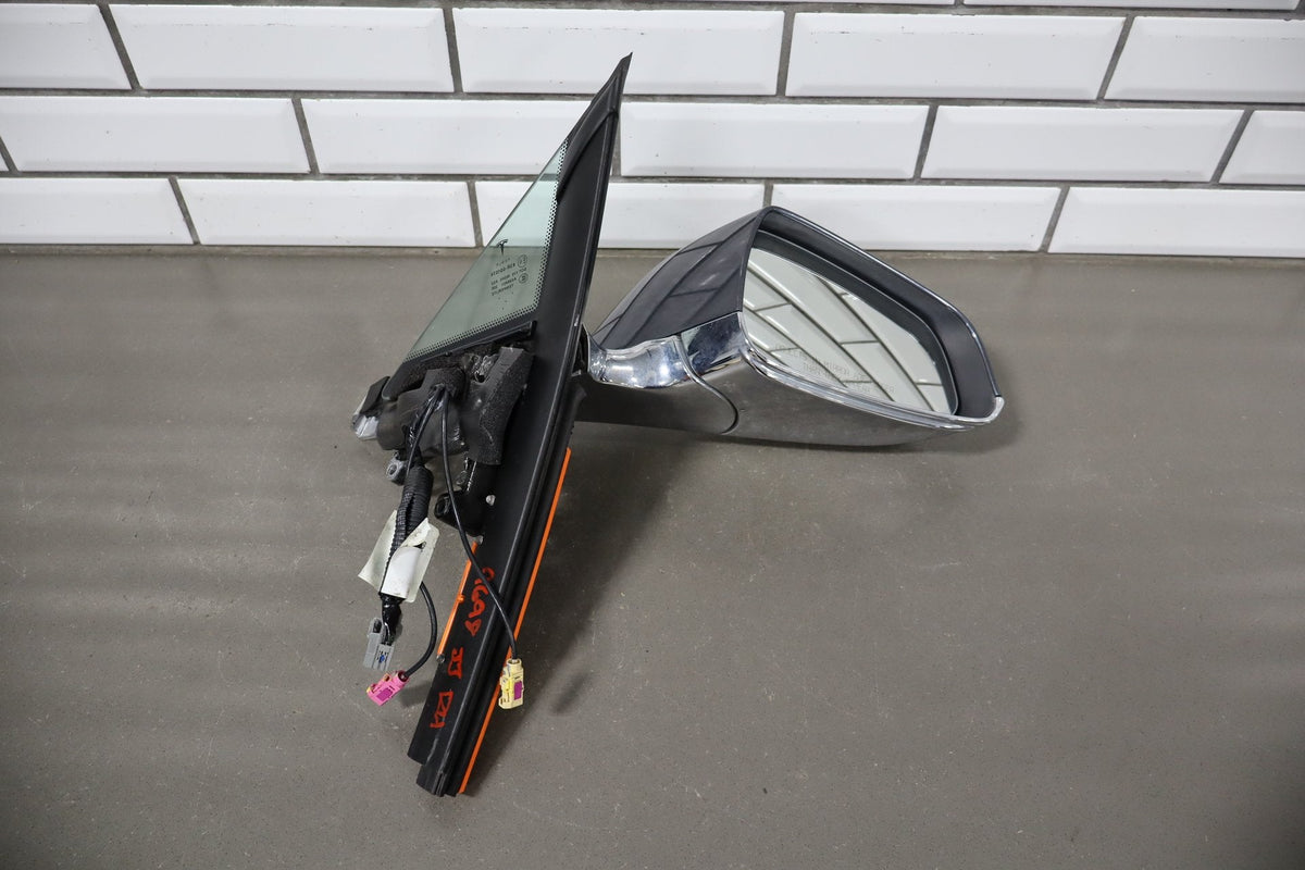12-20 Tesla Model S Passenger Right RH Door Mirror Gray Metallic PMTG
