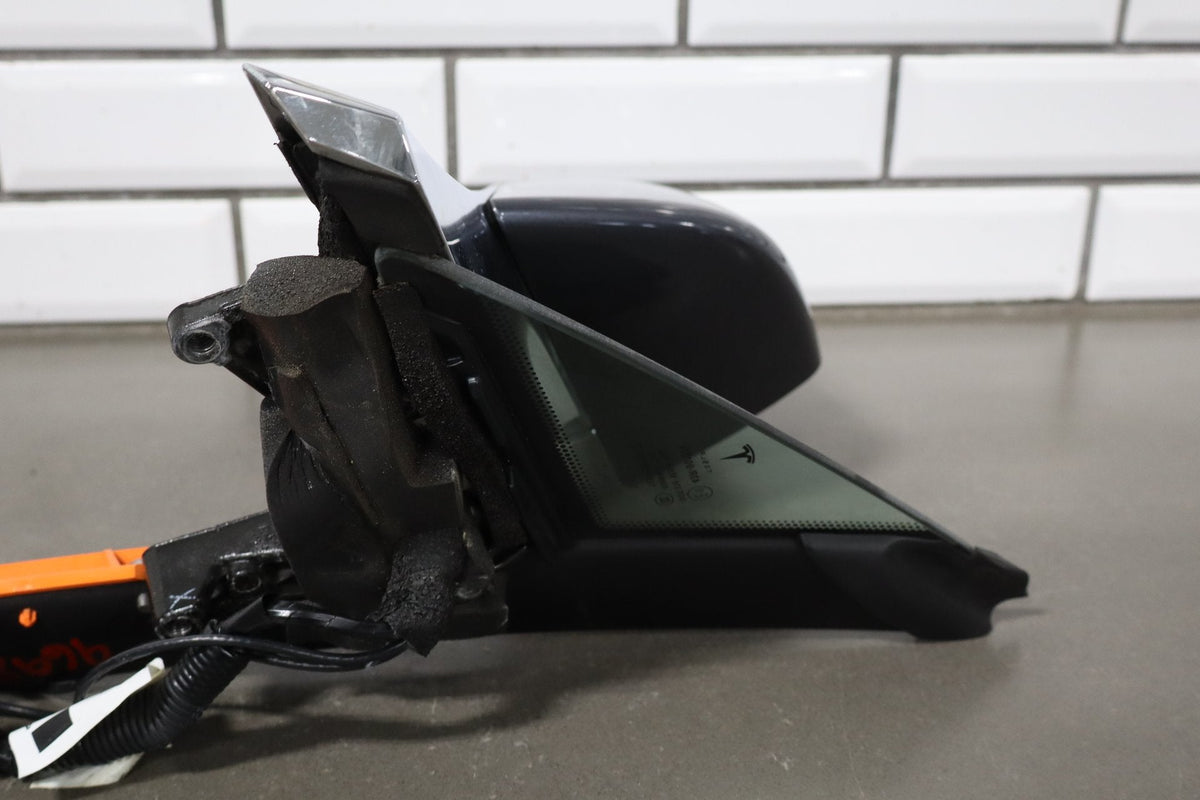 12-20 Tesla Model S Passenger Right RH Door Mirror Gray Metallic PMTG
