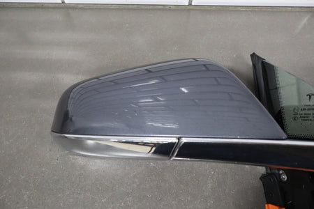 12-20 Tesla Model S Passenger Right RH Door Mirror Gray Metallic PMTG