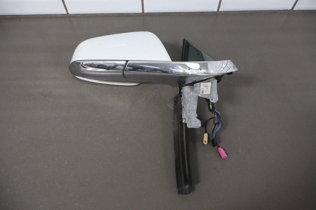 12 - 20 Tesla Model S Passenger Right RH Door Mirror Pearl White PPSW