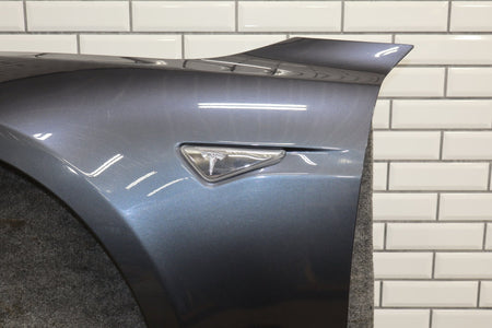 12-21 Tesla Model S Driver Left LH Fender Gray Metallic PMTG 6008022-E0-D