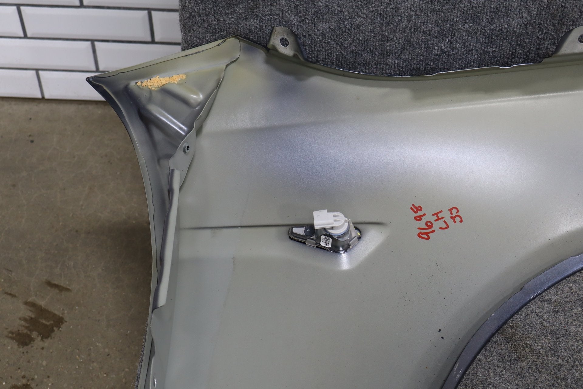 12-21 Tesla Model S Driver Left LH Fender Gray Metallic PMTG 6008022-E0-D
