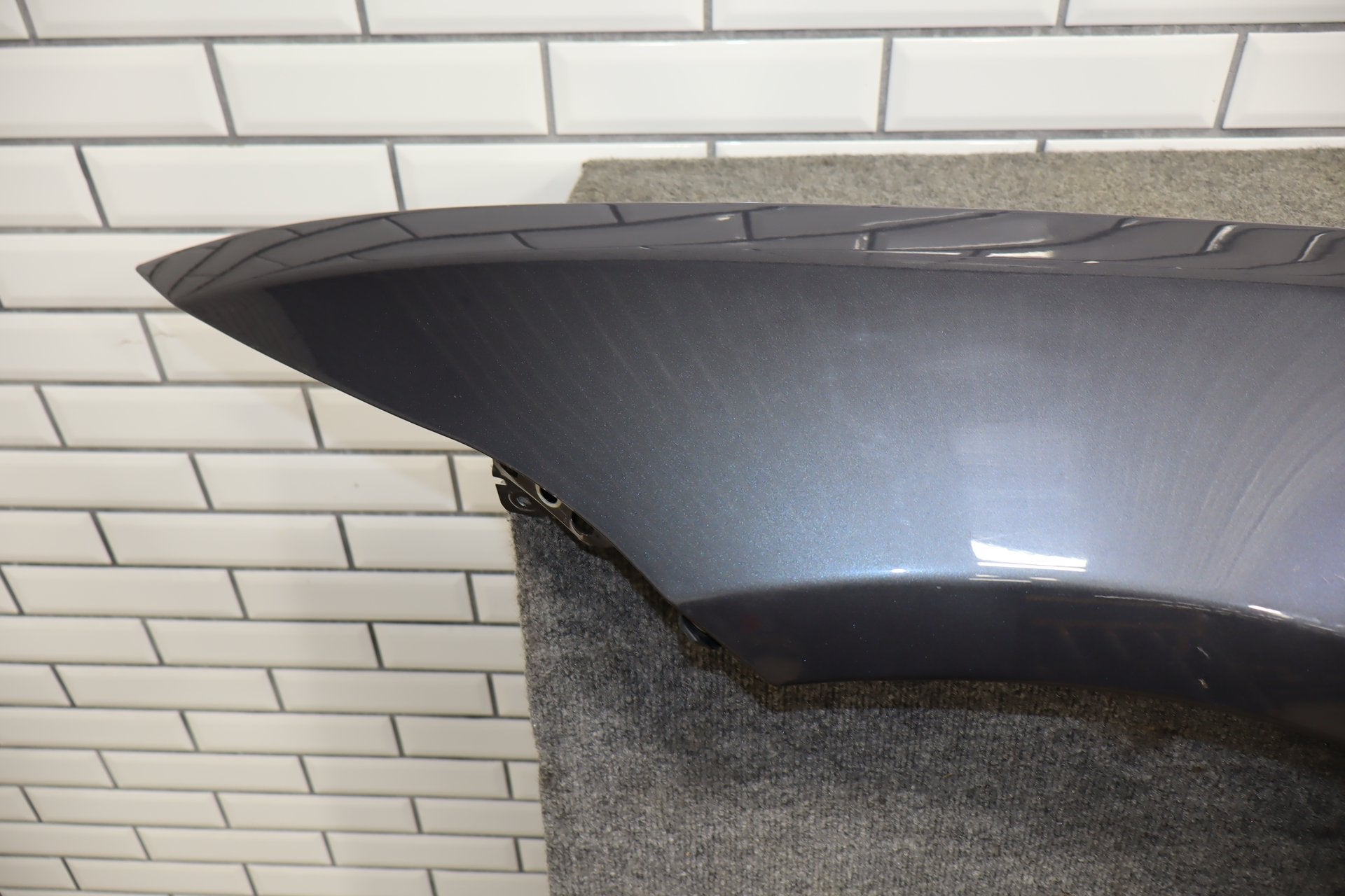 12-21 Tesla Model S Driver Left LH Fender Gray Metallic PMTG 6008022-E0-D