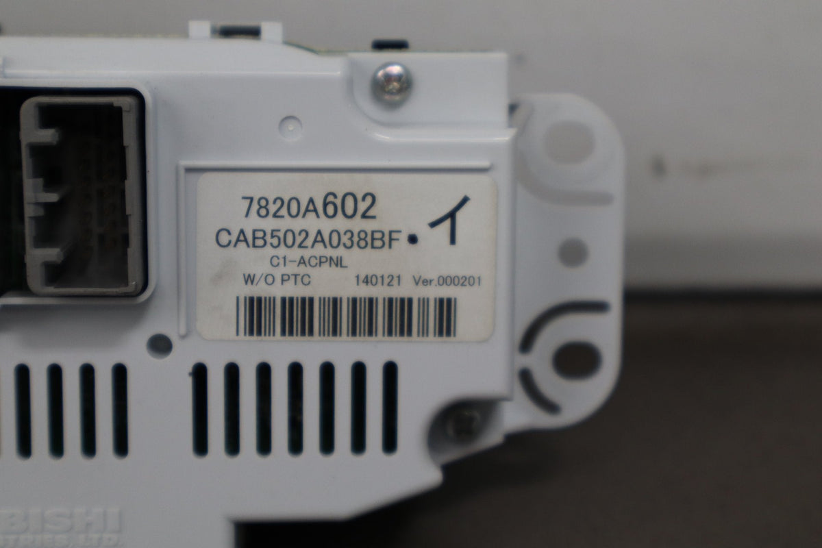 13-17 Mitsubishi Lancer Evo X Climate Control 7820A812