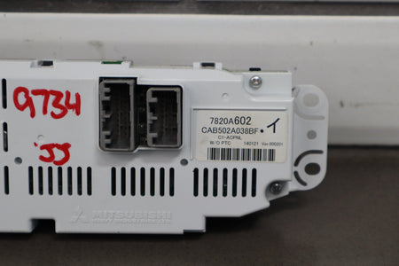 13-17 Mitsubishi Lancer Evo X Climate Control 7820A812