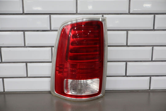 13 - 18 Ram 1500 Driver Left LH LED Tail Light Assembly Chrome Trim