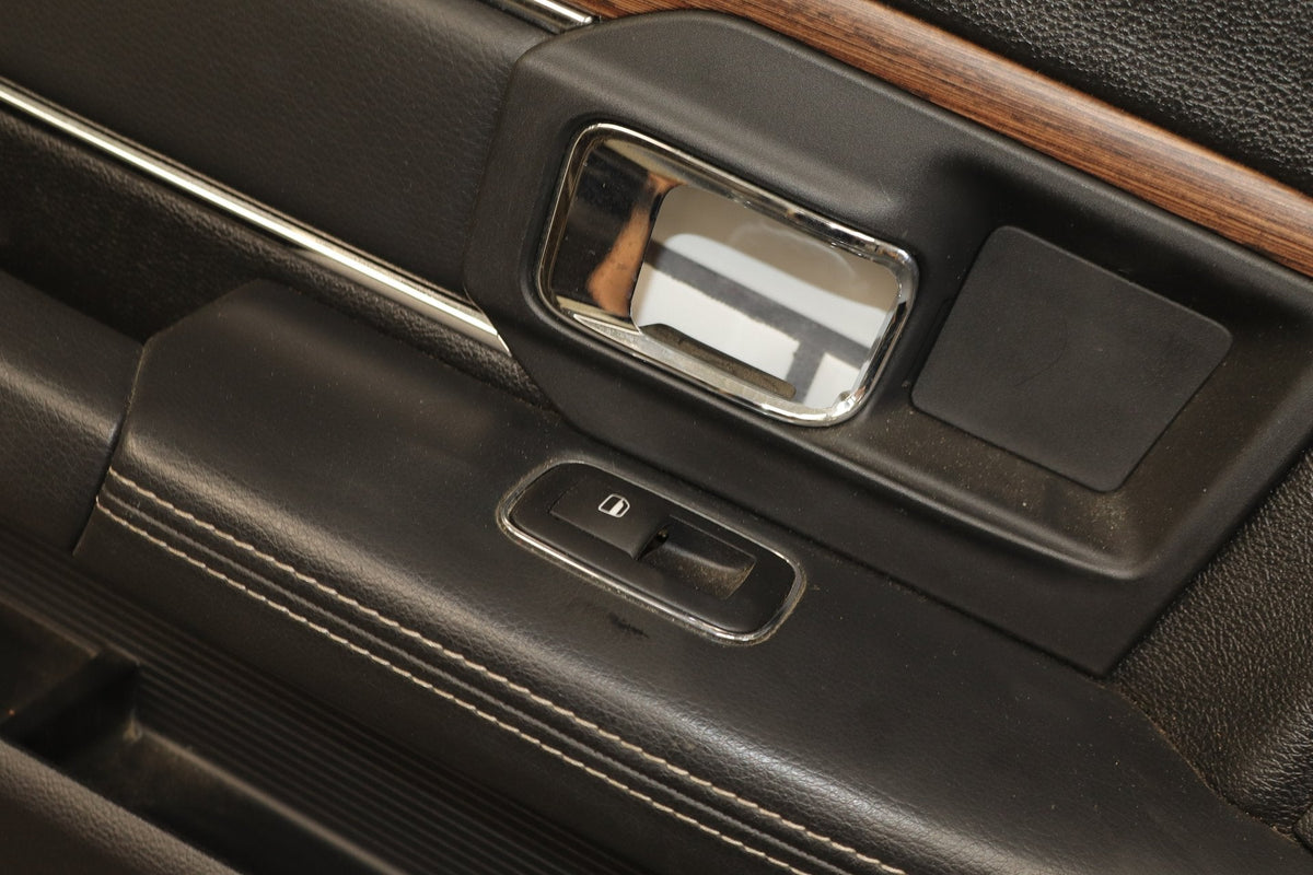 13-18 Ram 4th Gen Laramie Crew Cab Left Rear Interior Door Panel