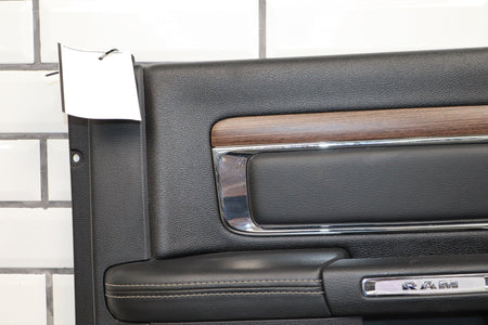 13-18 Ram 4th Gen Laramie Crew Cab Left Rear Interior Door Panel