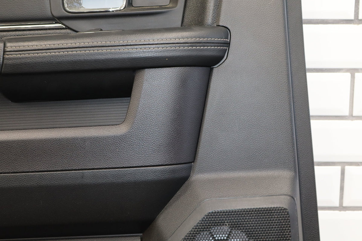 13-18 Ram 4th Gen Laramie Crew Cab Left Rear Interior Door Panel