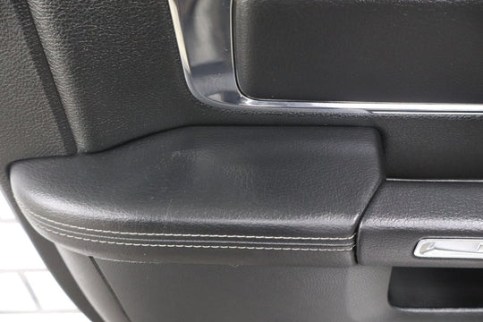 13 - 18 Ram Crew Cab Laramie Left Rear Interior Door Trim Panel (Black X9)