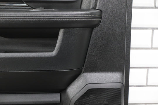 13 - 18 Ram Crew Cab Laramie Left Rear Interior Door Trim Panel (Black X9)