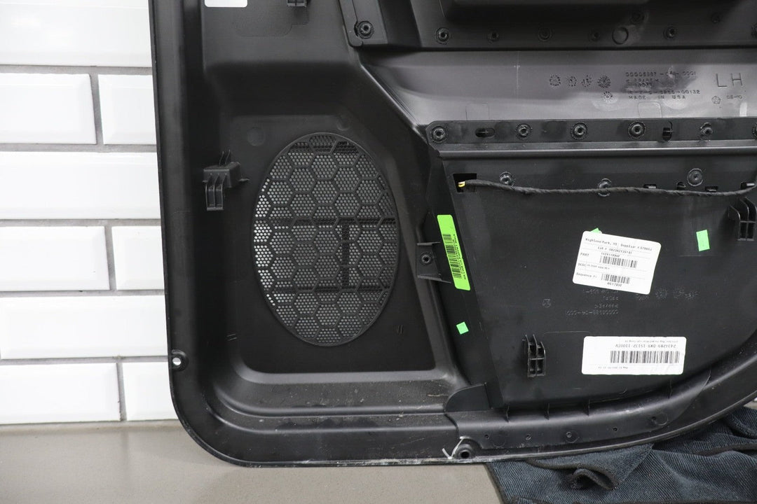 13 - 18 Ram Crew Cab Laramie Left Rear Interior Door Trim Panel (Black X9)