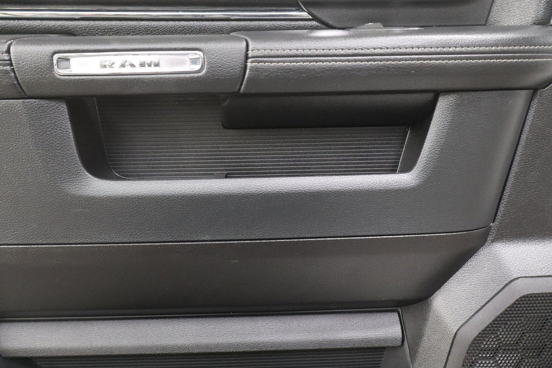 13 - 18 Ram Crew Cab Laramie Left Rear Interior Door Trim Panel (Black X9)