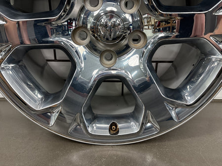 13-24 4th Gen Ram 1500 Classic Single (1) 20x9 6 Spoke Wheel Chrome Clad Opt WRG