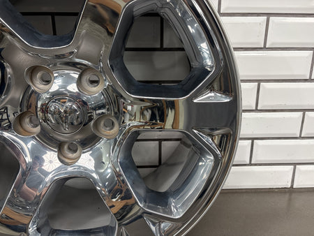 13-24 4th Gen Ram 1500 Classic Single (1) 20x9 6 Spoke Wheel Chrome Clad Opt WRG