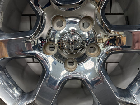 13-24 4th Gen Ram 1500 Classic Single (1) 20x9 6 Spoke Wheel Chrome Clad Opt WRG