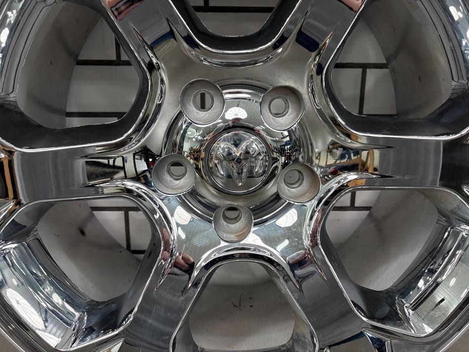 13-24 4th Gen Ram 1500 Classic Single (1) 20x9 6 Spoke Wheel Chrome Clad Opt WRG