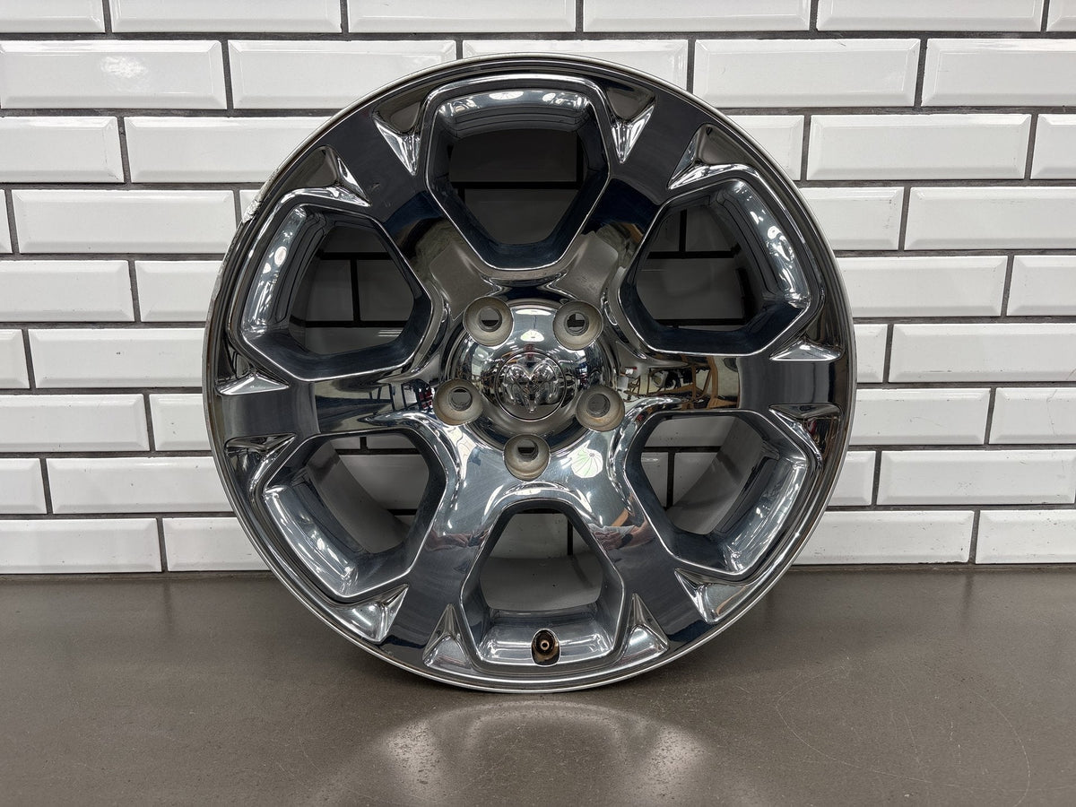 13-24 4th Gen Ram 1500 Classic Single (1) 20x9 6 Spoke Wheel Chrome Clad Opt WRG