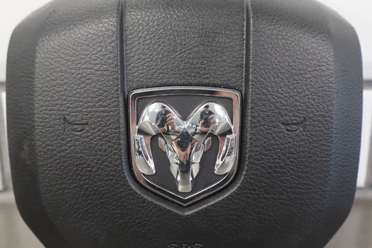 13 - 24 Dodge Ram 1500 Left Driver Steering Wheel Airbag Black Trim OEM