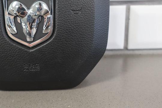 13 - 24 Dodge Ram 1500 Left Driver Steering Wheel Airbag Black Trim OEM