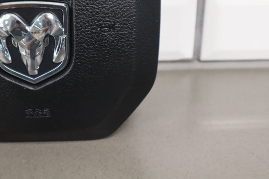 13 - 24 Dodge Ram 1500 Left Driver Steering Wheel Airbag Black Trim OEM