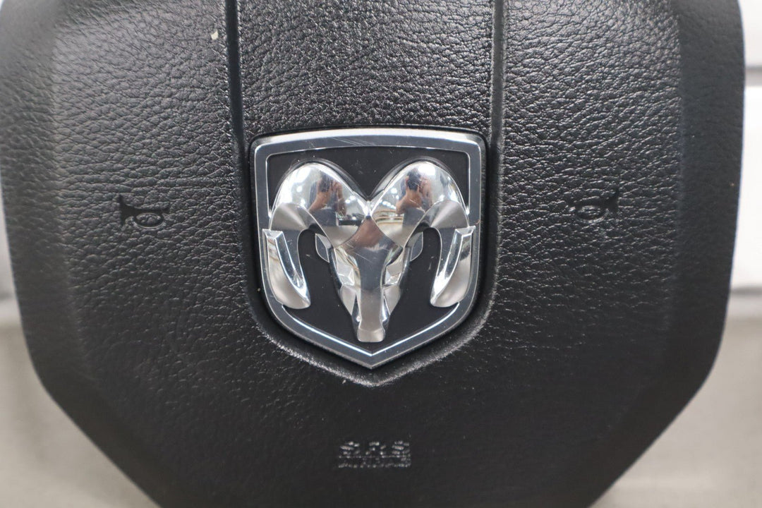 13 - 24 Dodge Ram 1500 Left Driver Steering Wheel Airbag Black Trim OEM