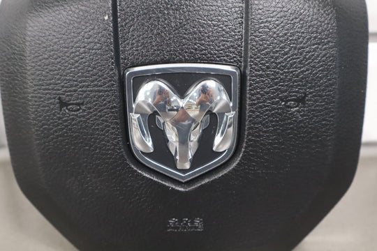 13 - 24 Dodge Ram 1500 Left Driver Steering Wheel Airbag Black Trim OEM