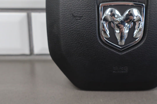 13 - 24 Dodge Ram 1500 Left Driver Steering Wheel Airbag Black Trim OEM