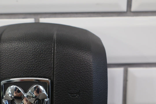 13 - 24 Dodge Ram 1500 Left Driver Steering Wheel Airbag Black Trim OEM