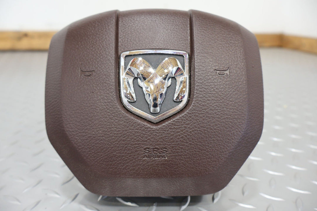13 - 24 Dodge Ram 1500 Left Driver Steering Wheel Airbag Brown Trim OEM