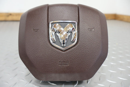 13 - 24 Dodge Ram 1500 Left Driver Steering Wheel Airbag Brown Trim OEM