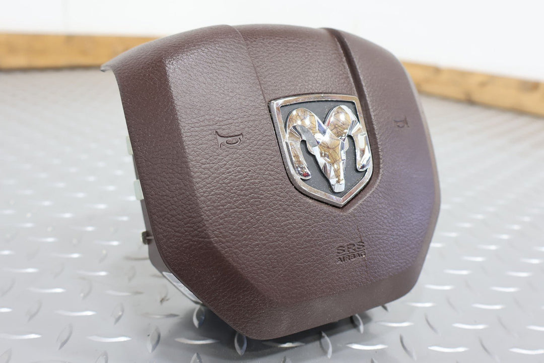13 - 24 Dodge Ram 1500 Left Driver Steering Wheel Airbag Brown Trim OEM