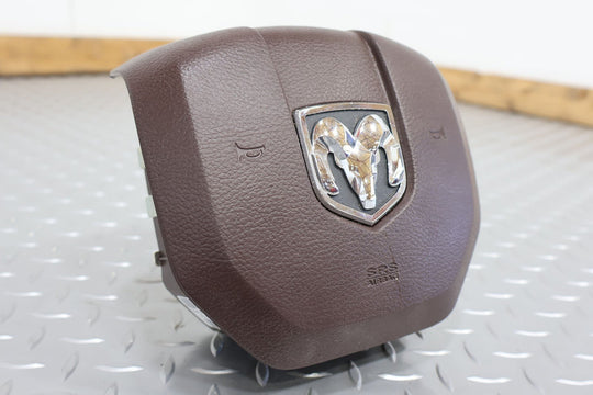 13 - 24 Dodge Ram 1500 Left Driver Steering Wheel Airbag Brown Trim OEM
