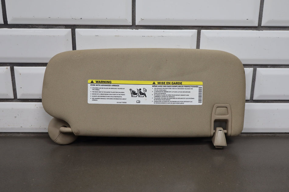 14-16 Jeep Grand Cherokee Limited Sun Visor Pair (Frost Beige)
