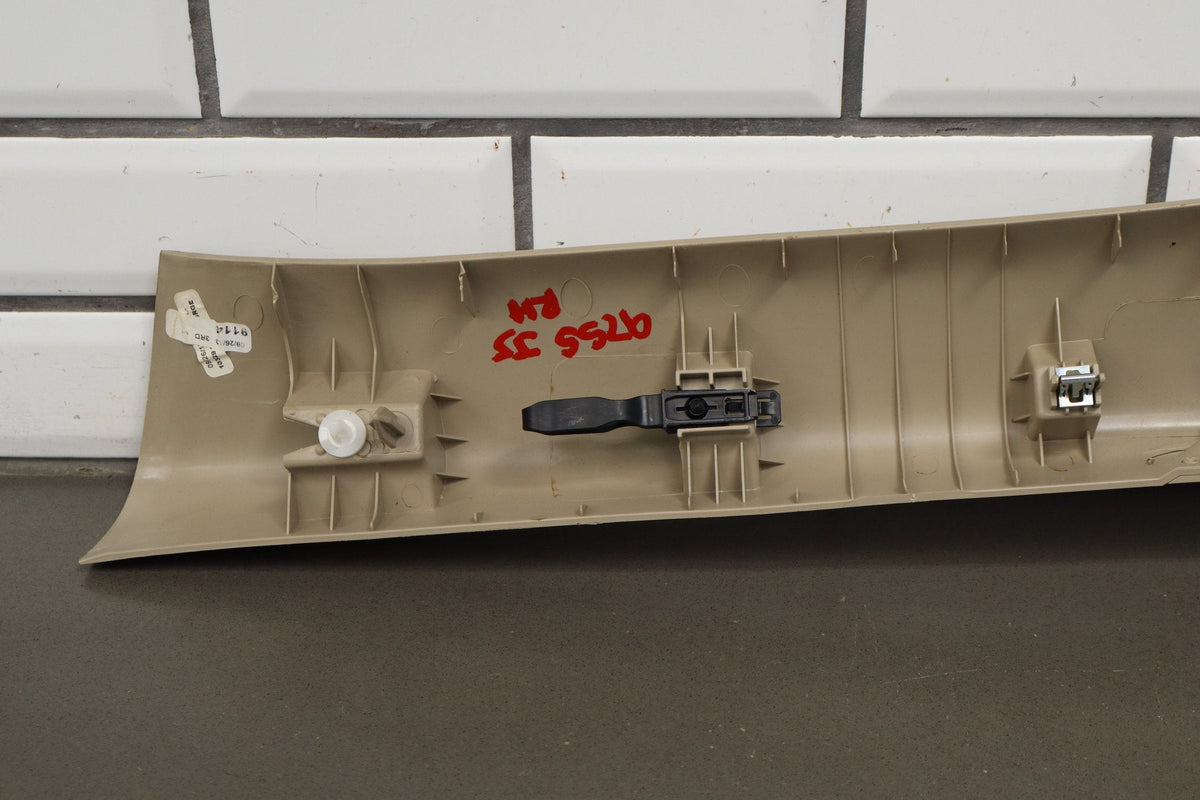 14-16 Jeep Grand Cherokee Pair A Pillar Trim (Frost Beige)