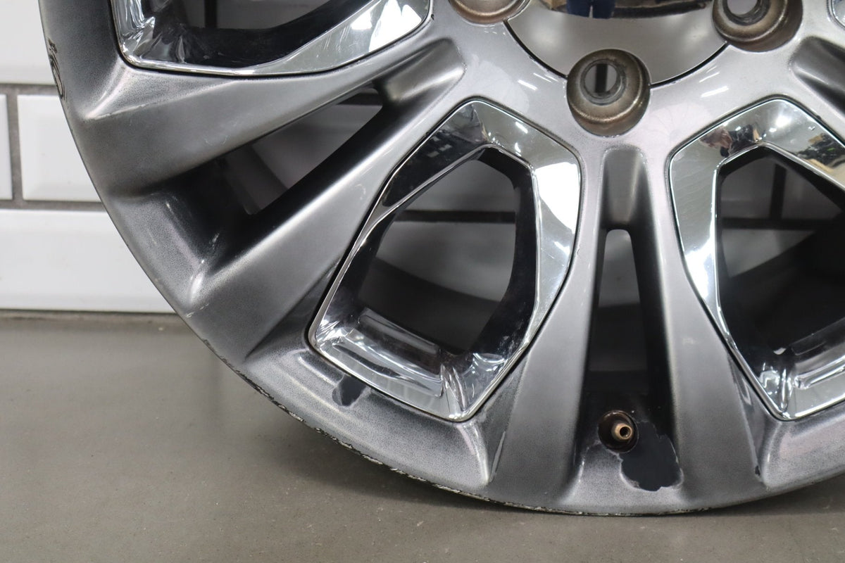 14-18 Ram 1500 Longhorn 20x9 Silver Wheel W/Chrome Insert (WRM) 12-Spoke