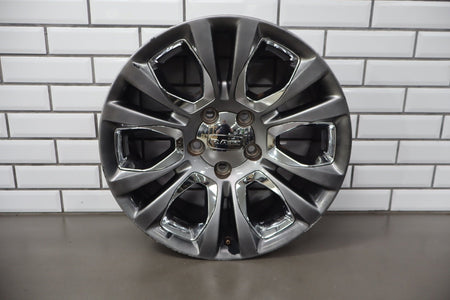 14-18 Ram 1500 Longhorn 20x9 Silver Wheel W/Chrome Insert (WRM) 12-Spoke