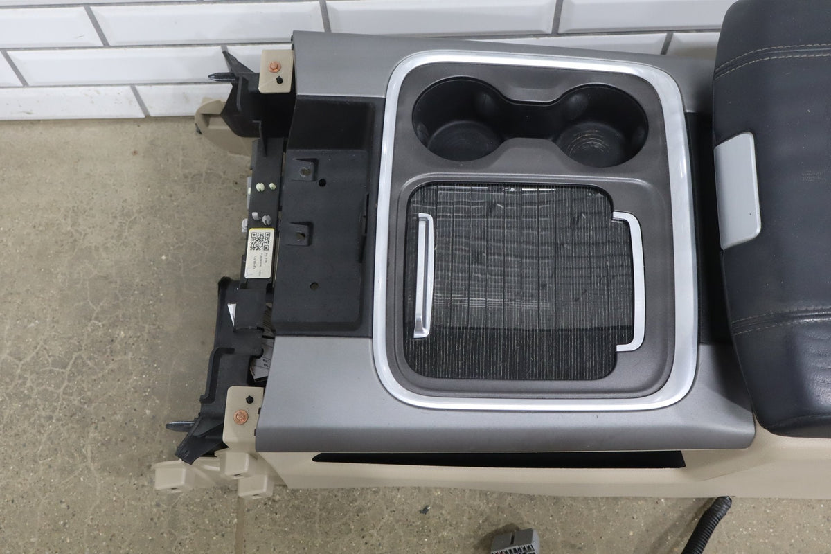 14-18 Ram Limited Tungsten OEM Center Console Assembly with Trim Indigo/Frost