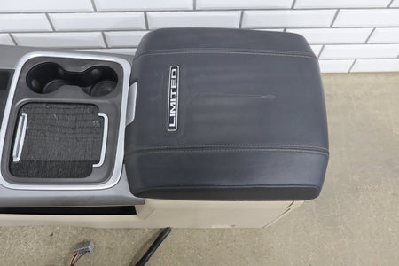 14-18 Ram Limited Tungsten OEM Center Console Assembly with Trim Indigo/Frost