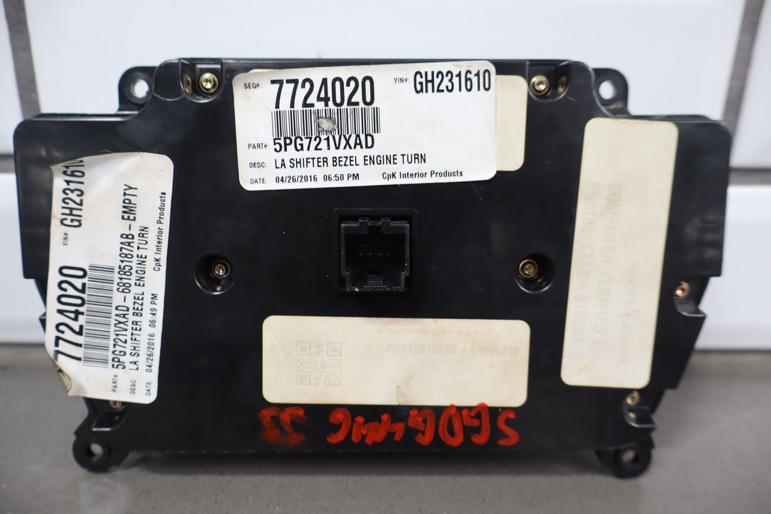 15 - 16 Dodge Challenger Hellcat SRT Climate Contorl Panel 68185187AB