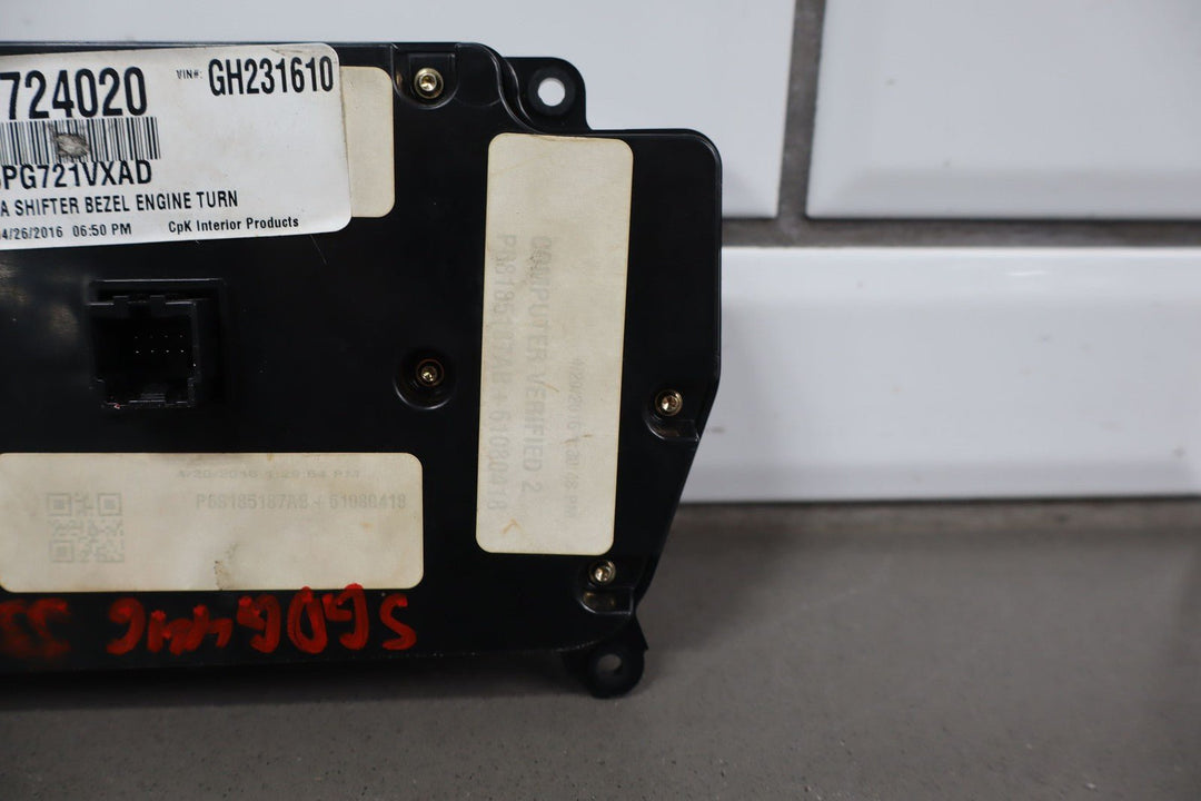 15 - 16 Dodge Challenger Hellcat SRT Climate Contorl Panel 68185187AB