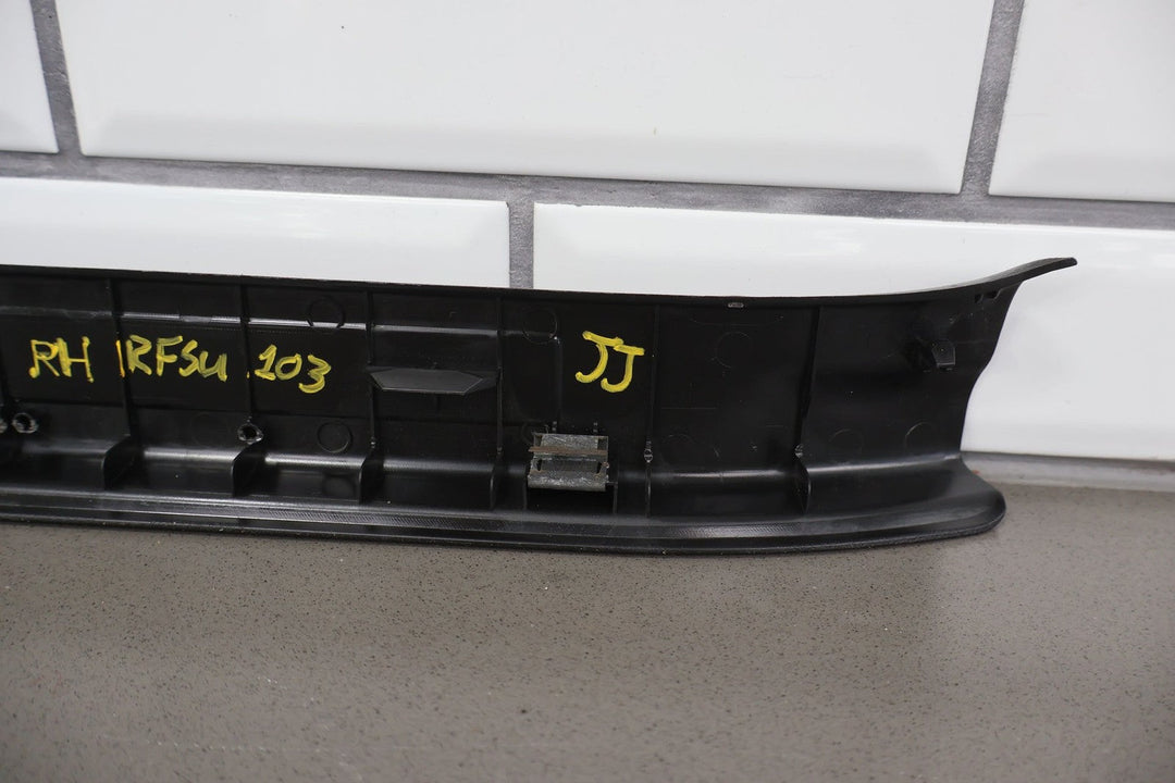 15 - 17 Subaru WRX STi Pair LH&RH Door Sill Entry Plates (Black/Aluminum)