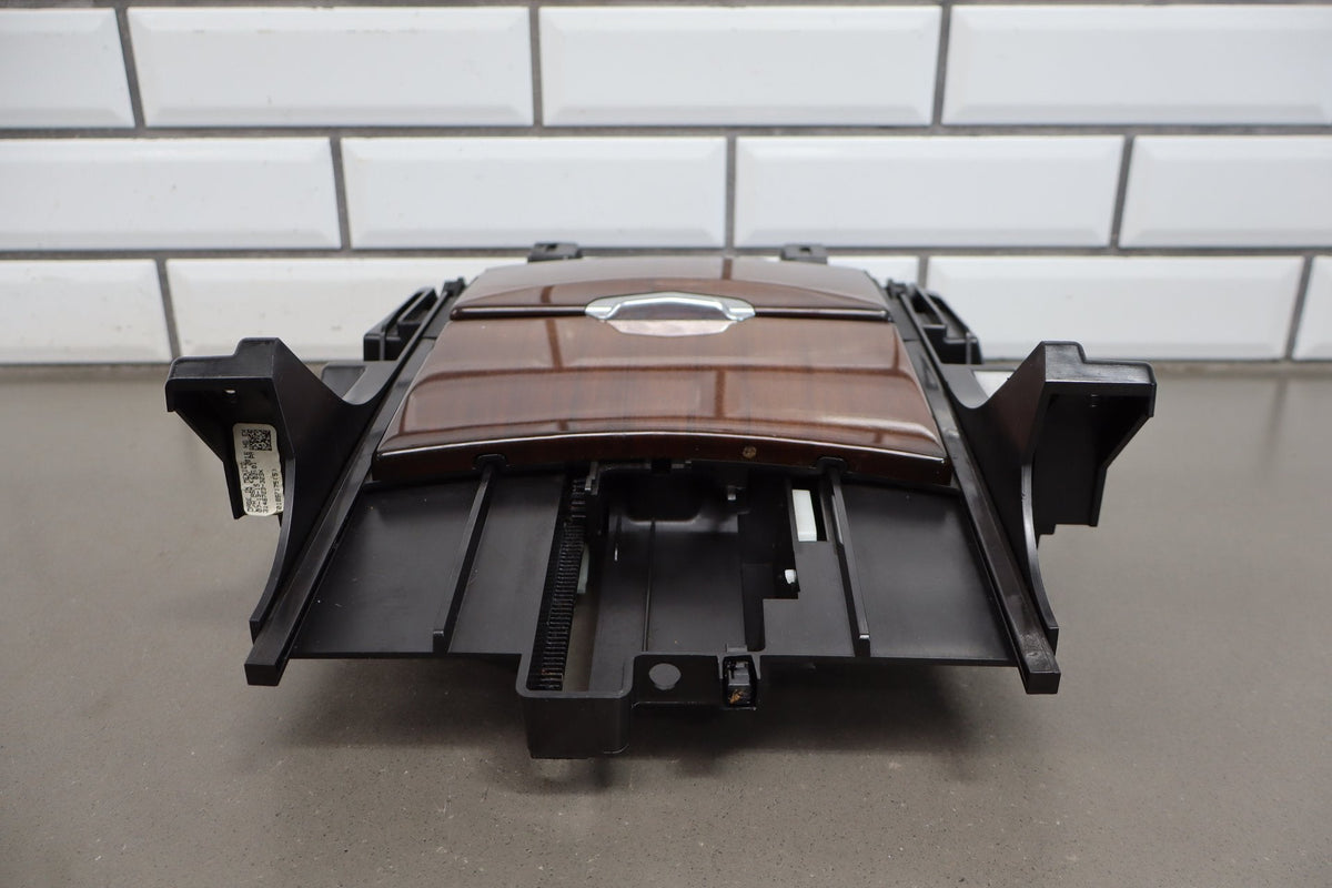 15-20 Cadillac Escalade Console Cup Holder Woodgrain