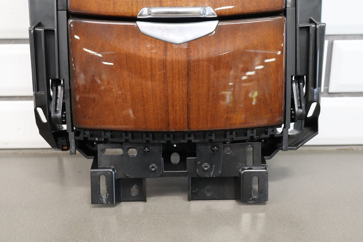 15-20 Cadillac Escalade Console Cup Holder Woodgrain
