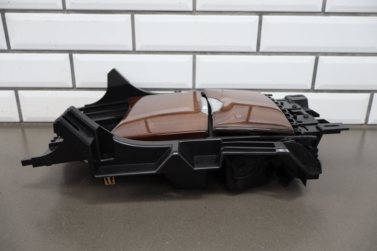 15-20 Cadillac Escalade Console Cup Holder Woodgrain
