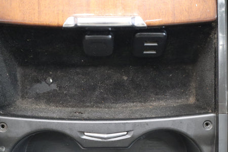 15-20 Cadillac Escalade Console Cup Holder Woodgrain
