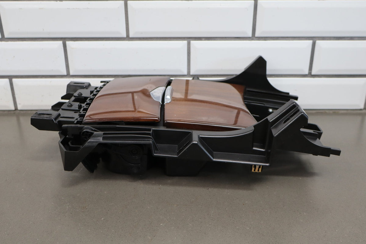 15-20 Cadillac Escalade Console Cup Holder Woodgrain