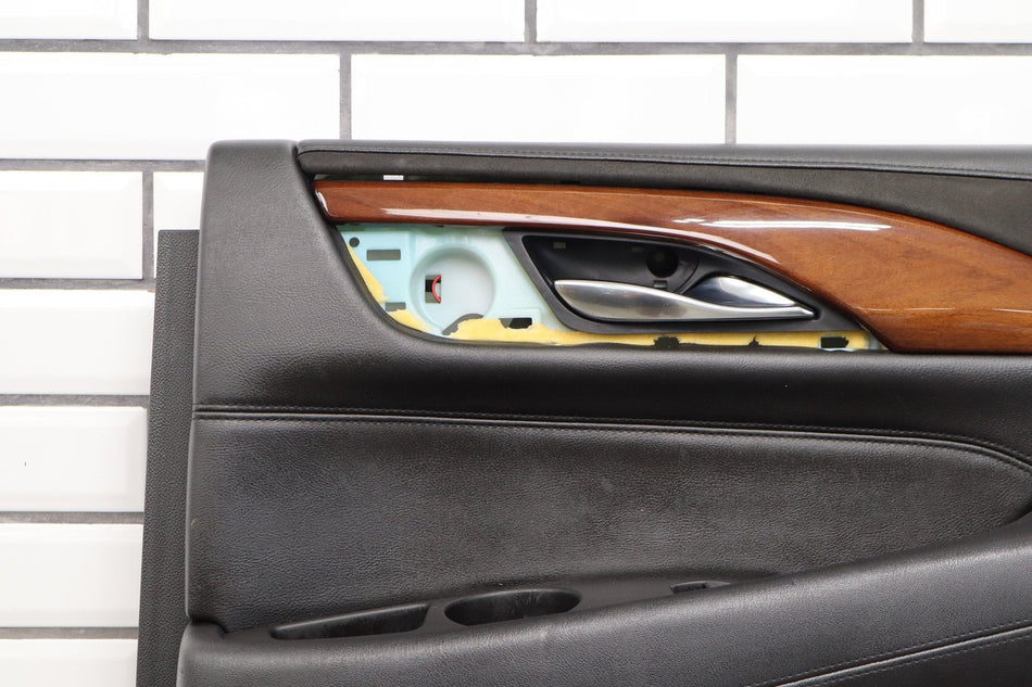 15-20 Cadillac Escalade ESV RR Door Panel Jet Black