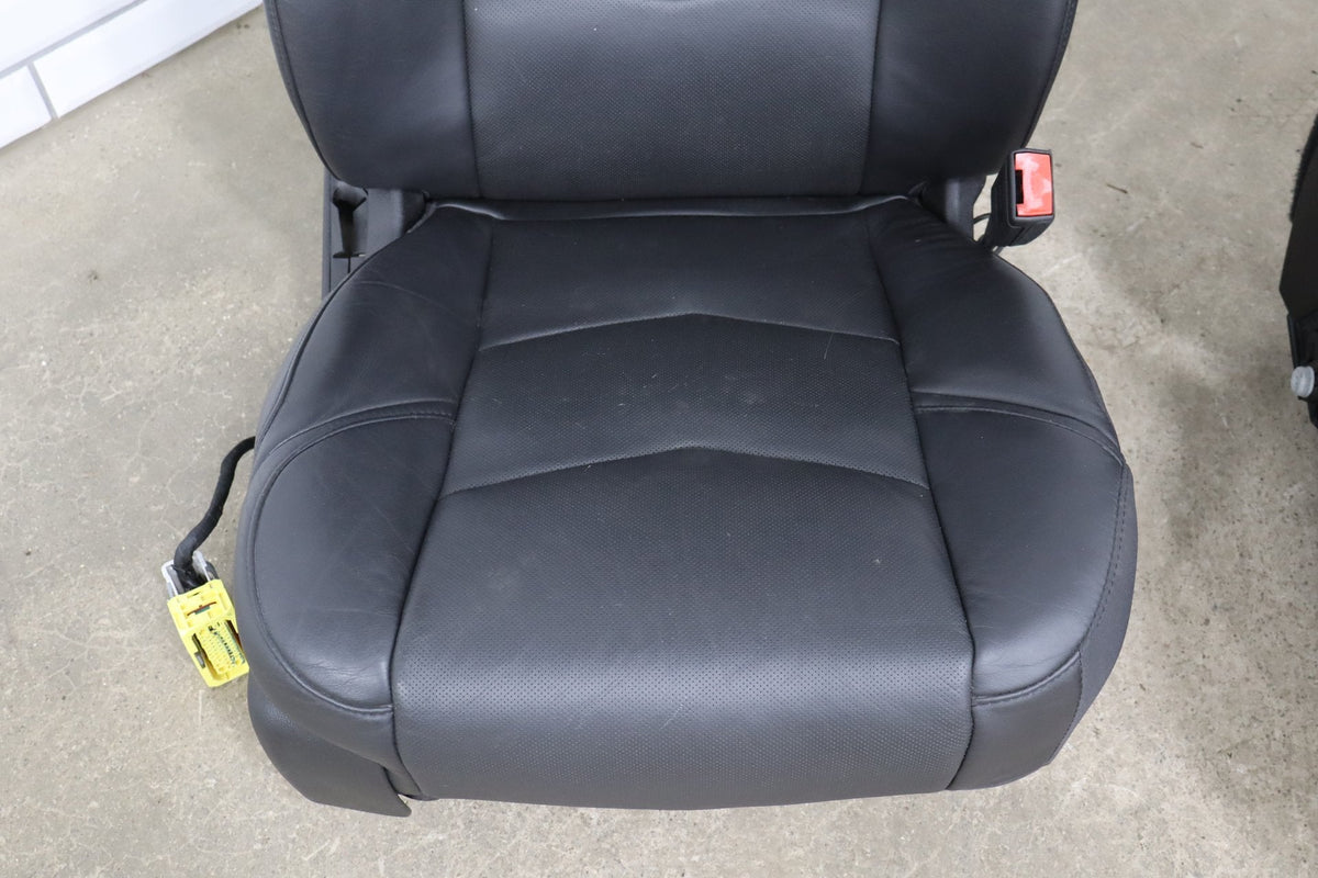 15-20 Cadillac Escalade Front Seats Heat Cool Jet Black