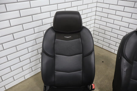 15-20 Cadillac Escalade Front Seats Heat Cool Jet Black